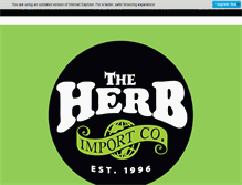 Tablet Screenshot of herbimport.com